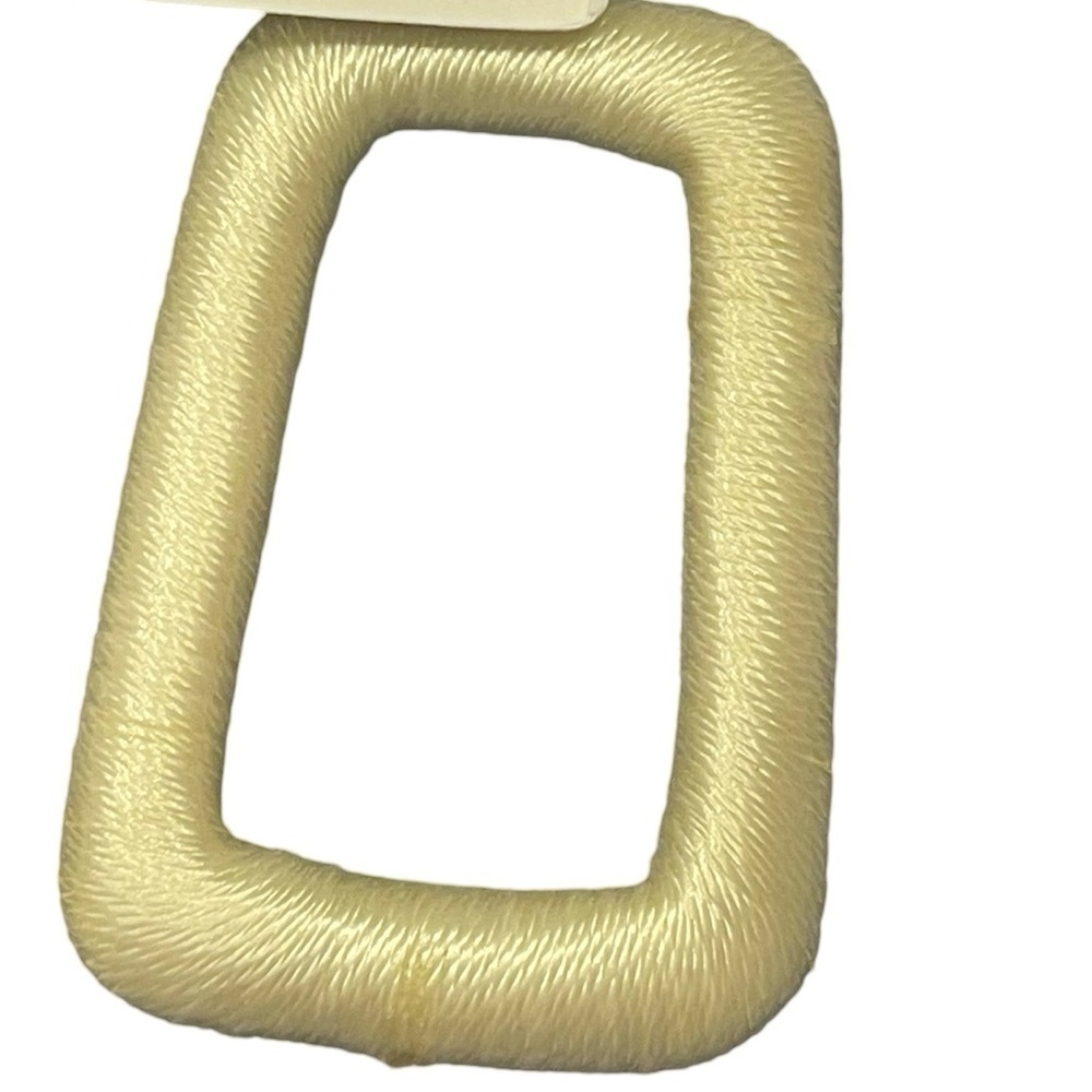 NWT Chico’s No Droop Off White Square Hoops - Picture 7 of 9